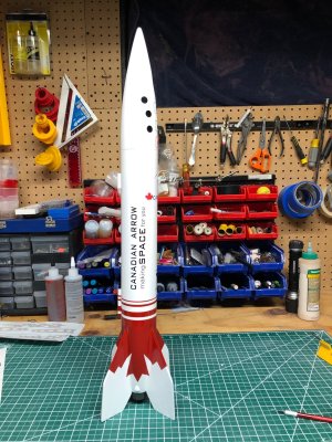 Estes Canadian Arrow #2188 build (rebuild) with modifications ...